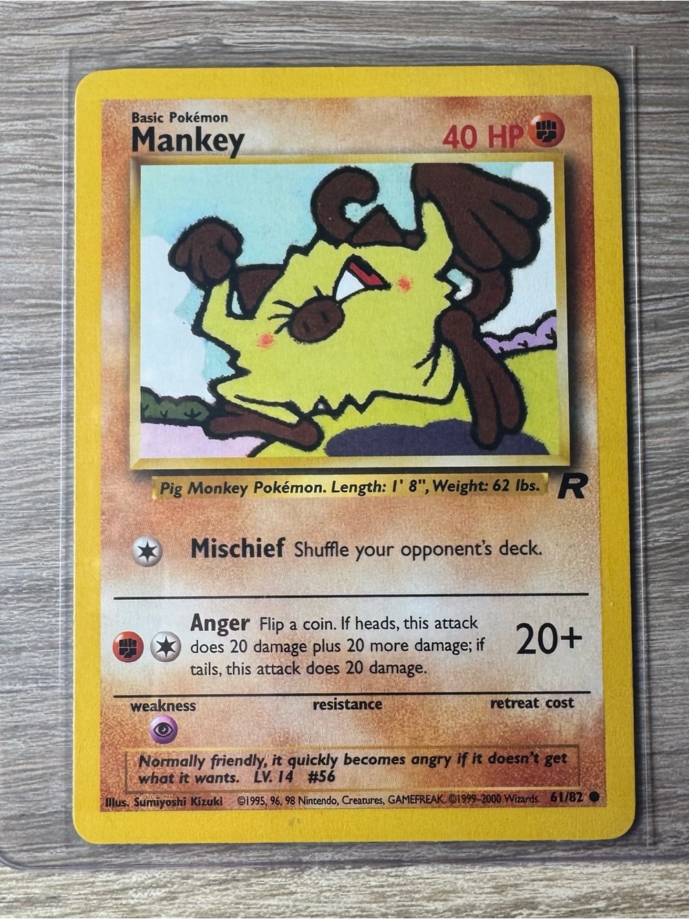 Mankey #61/Pokemon Team Rocket